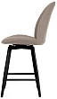 стул Стефани полубарный нога черная 600 F47 (360°)  (Т170 бежевый)