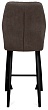 стул Кальяри полубарный нога черная 600 (Т173 капучино)