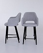 стул Эспрессо-2 полубарный нога черный 600 360F47 (Т180 светло-серый)