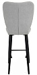 стул Чинзано барный нога черная 700 (Т188 жемчужный)