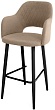 стул Эспрессо-2 барный нога черная 700 (Т184 кофе с молоком)