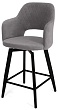 стул Эспрессо-2 полубарный нога черный 600 360F47 (Т180 светло-серый)