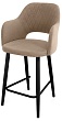 стул Эспрессо-2 полубарный-мини нога черная 500 (Т184 кофе с молоком)